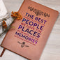 The Best Things - Graphic Leather Journal