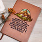 Embrace the Journey - Graphic Leather Journal