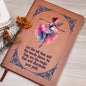 Let the Words Dance - Graphic Leather Journal