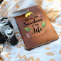 You Are The Sunshine - Graphic Leather Journal