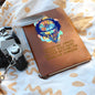 Adventure Awaits - Graphic Leather Journal