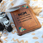 Symphony of Life - Graphic Leather Journal for Mom