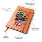 Wherever You Go - Graphic Leather Journal