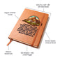 Embrace the Journey - Graphic Leather Journal
