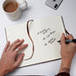Let the Words Dance - Graphic Leather Journal