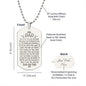 New Dad from Baby - My Little Eyes - Engraved Dog Tag Necklace