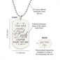 The Best Dad - Engraved Dog Tag Necklace