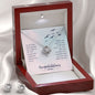 My Baby Bird - Love Knot Earring & Necklace Set