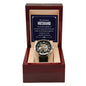 To My Cherished Husband - Openwork Watch