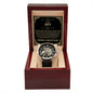Merry Christmas To My Son - Openwork Watch