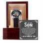 To My Son - So Proud of You - Openwork Watch