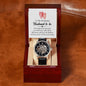 To My Wonderful Husband to Be - Openwork Watch