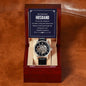 To My Cherished Husband - Openwork Watch