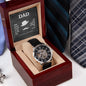 Gift for Dad - My Whole Life - Openwork Watch