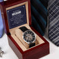 To My Cherished Husband - Openwork Watch