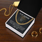 To My Husband - Hardest Battles - Cuban Link Chain