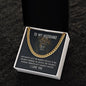 To My Husband - Hardest Battles - Cuban Link Chain