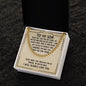 To My Son - Believe in Yourself - Cuban Link Chain