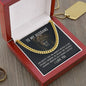 To My Husband - Hardest Battles - Cuban Link Chain