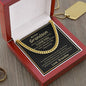 To My Dear Grandson from Grandma - Cuban Link Chain