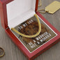To My Son - Be a Warrior - Cuban Link Chain