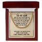 To My Son - Believe in Yourself - Cuban Link Chain