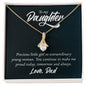 To My Daughter from Dad - Alluring Beauty Necklace
