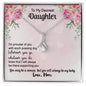 To My Dearest Daughter from Mom - Alluring Beauty Necklace