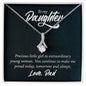 To My Daughter from Dad - Alluring Beauty Necklace
