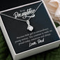 To My Daughter from Dad - Alluring Beauty Necklace