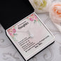 To My Dearest Daughter from Mom - Alluring Beauty Necklace