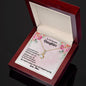 To My Dearest Daughter from Mom - Alluring Beauty Necklace
