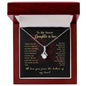 To My Sweet Daughter In Law - Alluring Beauty Necklace