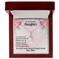 To My Dearest Daughter from Mom - Alluring Beauty Necklace