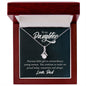 To My Daughter from Dad - Alluring Beauty Necklace