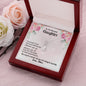 To My Dearest Daughter from Mom - Alluring Beauty Necklace