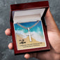 To My Man - Personalized Cross Necklace on Cuban Chain