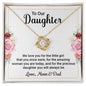 To Our Daughter - Love Knot Necklace