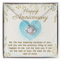 Happy Anniversary - The Precious Thing - Love Knot Necklace