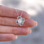 Gift for Mom - Faith, Hope, and Love - Love Knot Necklace