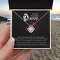 To My Beautiful Queen - Love Knot Necklace