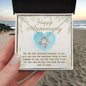 Happy Anniversary - The Precious Thing - Love Knot Necklace
