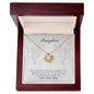 Gift for Daughter - Love of My Life - Love Knot Necklace