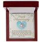 Happy Anniversary - The Precious Thing - Love Knot Necklace