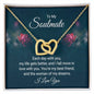 To My Soulmate - The Woman of My Dreams - Interlocking Hearts Necklace