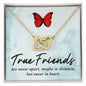 True Friends - Interlocking Hearts Necklace
