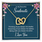 To My Beautiful Soulmate - Interlocking Hearts Necklace