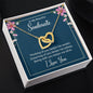 To My Beautiful Soulmate - Interlocking Hearts Necklace