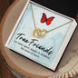 True Friends - Interlocking Hearts Necklace