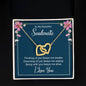 To My Beautiful Soulmate - Interlocking Hearts Necklace